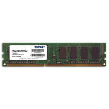 Patriot Memory DDR3 8GB PC3-12800 (1600MHz) DIMM atminties modulis 1 x 8 GB