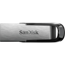 SanDisk ULTRA FLAIR USB atmintinė 128 GB USB Type-A 3.2 Gen 1 (3.1 Gen 1) Juoda, sidabrinė