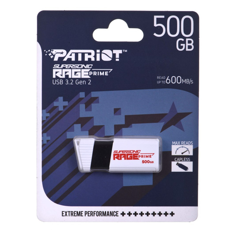 PATRIOT RAGE PRIME 600 MB / S 512 GB USB 3.2 8K IOPS