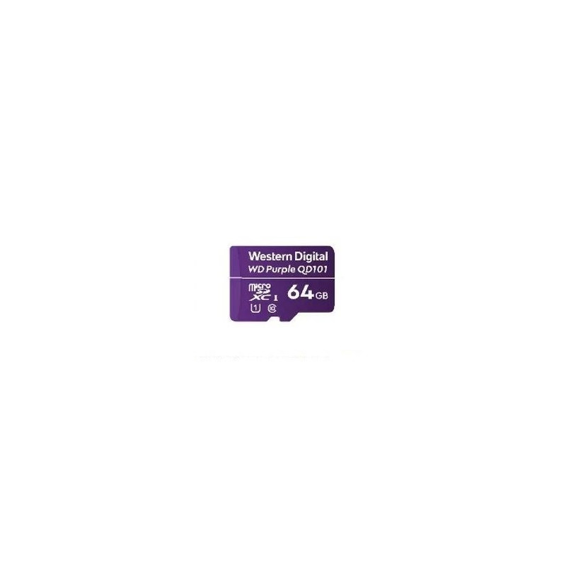 Western Digital WD Purple SC QD101 atminties kortelė 64 GB MicroSDXC Class 10