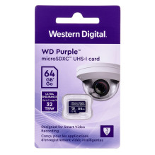 Western Digital WD Purple SC QD101 atminties kortelė 64 GB MicroSDXC Class 10