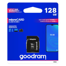 Goodram M1AA-1280R12 atminties kortelė 128 GB MicroSDXC Class 10 UHS-I