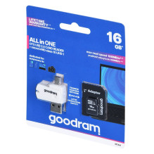 Goodram M1A4-0160R12 memory card 16 GB MicroSDHC Class 10 UHS-I