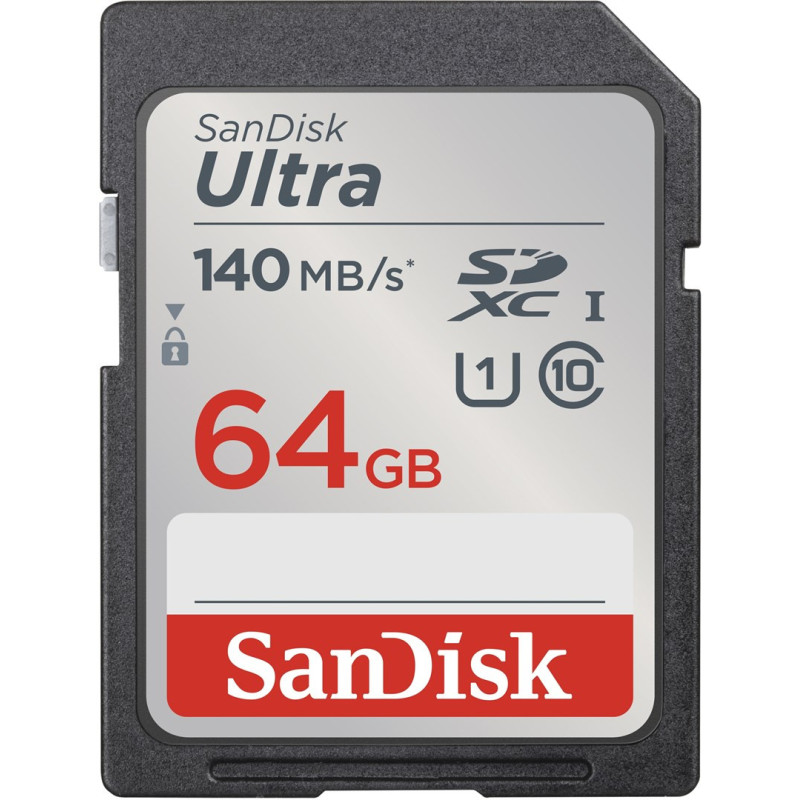 SanDisk Ultra 64 GB SDXC UHS-I 10 klasė