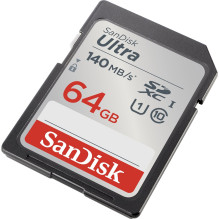 SanDisk Ultra 64 GB SDXC UHS-I 10 klasė