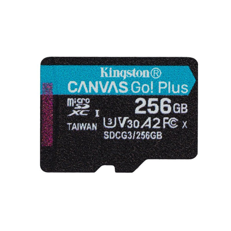 Kingston Technology 256GB microSDXC Canvas Go Plus 170R A2 U3 V30 Single Pack be ADP