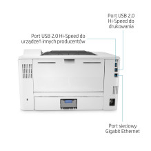 HP LaserJet Enterprise M406dn, juoda ir balta, spausdintuvas verslui, spausdinimas, kompaktiškas dydis, tvirtas saugumas