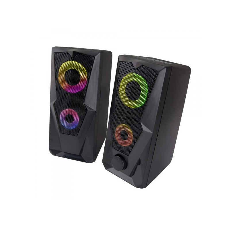 Esperanza EGS103 Speakers 2.0 LED Black 6W