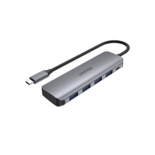 UNITEK H1107A interface hub USB 3.2 Gen 1 (3.1 Gen 1) Type-A 5000 Mbit / s Grey