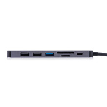 UNITEK HUB USB-C H1118A USB-A x3, USB-C, HDMI, SD, microSD