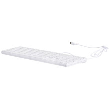 Activejet K-3066SW USB Wired Keyboard, White