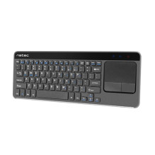 Natec Wireless Keyboard TURBOT with touchpad for SMART TV,X-Scissors, black