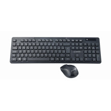 Gembird KBS-WCH-03 klaviatūra Pelė Pridedama Universali RF belaidė + USB QWERTY anglų juoda