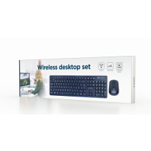 Gembird KBS-WCH-03 klaviatūra Pelė Pridedama Universali RF belaidė + USB QWERTY anglų juoda