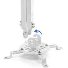 Techly projektoriaus lubų atramos prailginimas 380–580 mm sidabrinis ICA-PM 18S