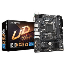 Gigabyte H510M S2H V3 Motherboard - Supports Intel Core 11th CPUs, up to 3200MHz DDR4 (OC), 1xPCIe 3.0 M.2, GbE LAN, USB