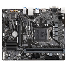 Gigabyte H510M H V2 Motherboard - Supports Intel Core 11th CPUs, up to 3200MHz DDR4 (OC), 1xPCIe 3.0 M.2, GbE LAN, USB 3