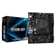 Asrock B550M-HDV lizdas AM4...