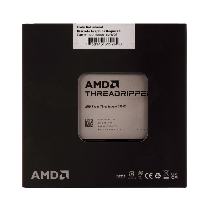 AMD Ryzen Threadripper 7970X procesorius 4 GHz 128 MB L3 Box