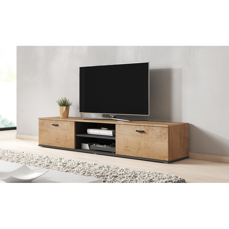 Cama TV stand SOHO 180 lefkas oak / black