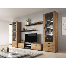 Cama TV stand SOHO 180 lefkas oak / black