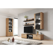 Cama TV stand SOHO 180 lefkas oak / black