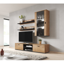 Cama TV stand SOHO 180 lefkas oak / black