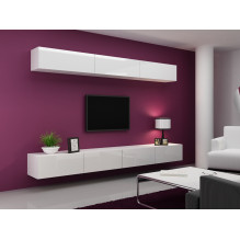 Cama TV stand VIGO 140 30 / 140 / 40 white / white gloss