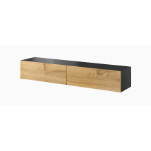 Cama TV Stand VIGO '180' 30 / 180 / 40 black / wotan oak