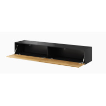 Cama TV Stand VIGO '180' 30 / 180 / 40 black / wotan oak