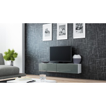 Cama TV stand VIGO 140 30 / 140 / 40 white / grey gloss