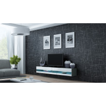 Cama TV stand VIGO NEW 30 / 180 / 40 grey / white gloss