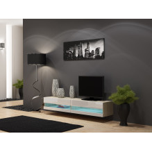 Cama TV stand VIGO NEW 30 / 180 / 40 sonoma / white gloss