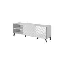 RTV cabinet ABETO 150x42x52 white / white glossy