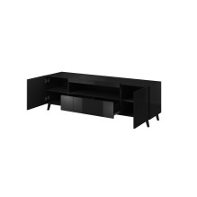 Cama TV stand REJA black gloss / black gloss