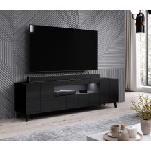 Cama TV stovas REJA black gloss / black gloss