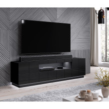 Cama TV stand REJA black gloss / black gloss