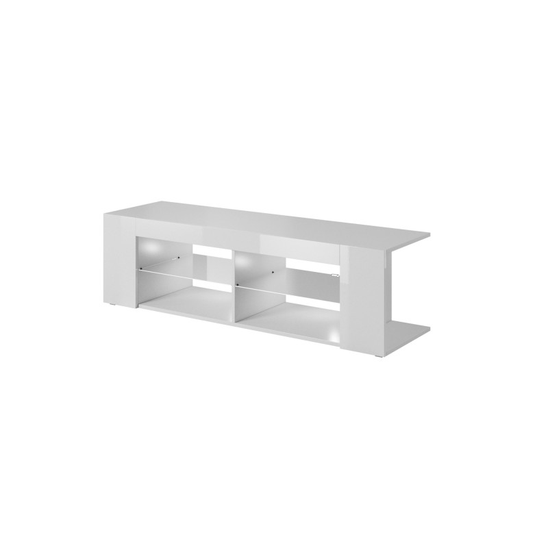 Cama TV cabinet RTV TEXAS 50 / 134 / 40 white / white gloss