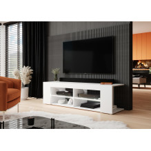 Cama TV cabinet RTV TEXAS 50 / 134 / 40 white / white gloss