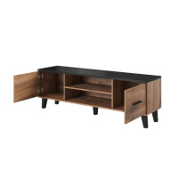 Cama TV stand LOTTA 160 2D2K wotan oak / mat black