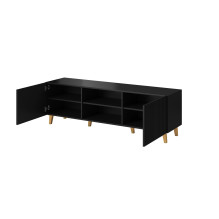 Cama RTV cabinet PAFOS 150x42x52 Black matt