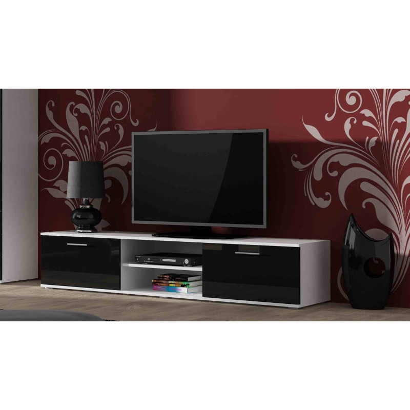 Cama TV stand SOHO 180 white / black gloss