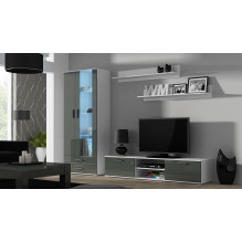 Cama TV stand SOHO 180 white / grey gloss