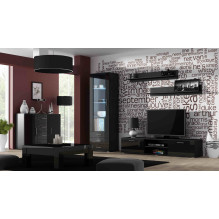 Cama TV stand SOHO 180 black / black gloss