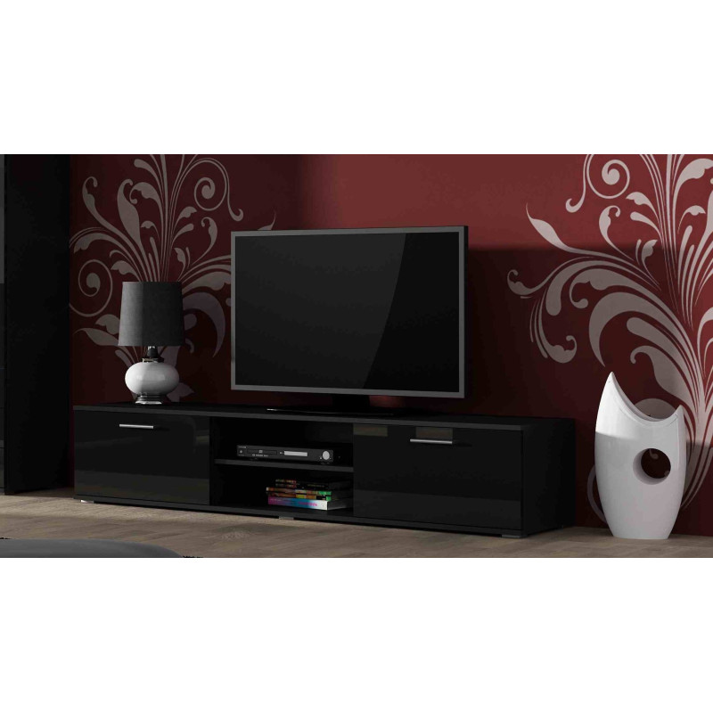 Cama TV stand SOHO 180 black / black gloss