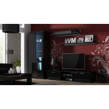 Cama TV stand SOHO 180 black / black gloss