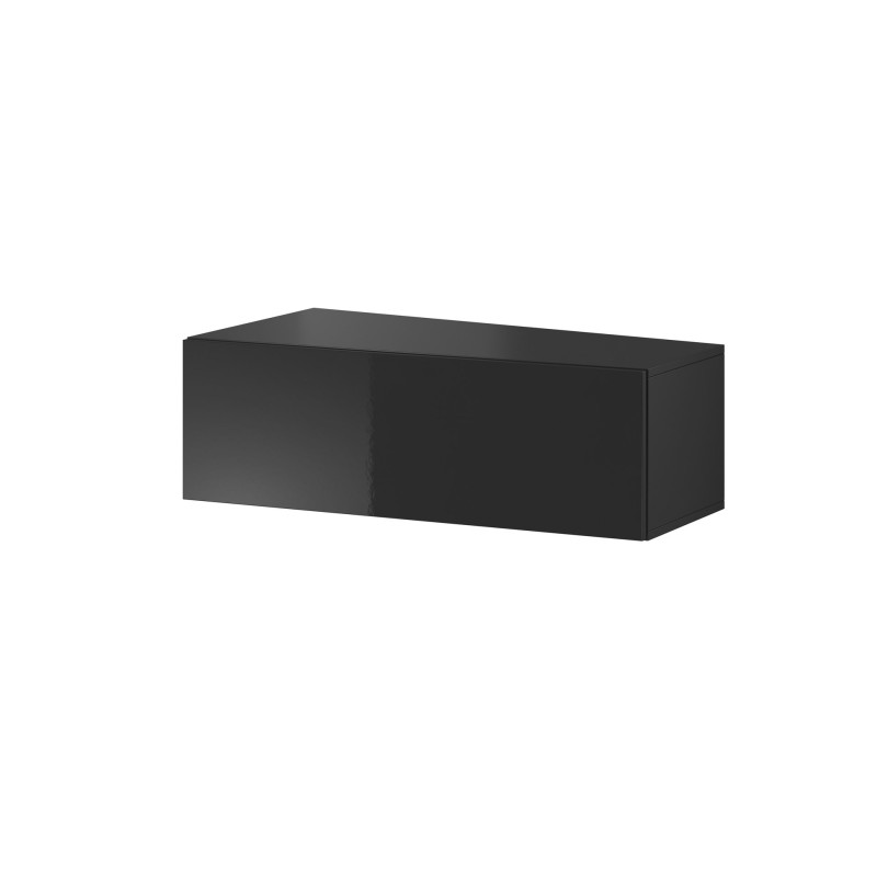 Cama TV stand VIGO SLANT '90' 30 / 90 / 40 black / black gloss