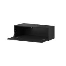 Cama TV stand VIGO SLANT '90' 30 / 90 / 40 black / black gloss