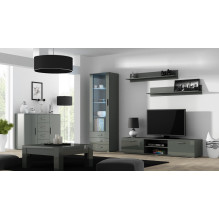 Cama TV stand SOHO 180 grey / grey gloss