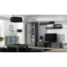 Cama TV stand SOHO 180 grey / grey gloss